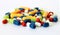 Colorful drugs pills capsules