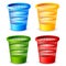 Colorful Dustbin