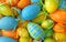 Colorful easter eggs