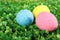 Colorful easter eggs. Easter background