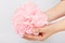 Colorful and easy to hand body exfoliate massage sponge bath ball bath sponge flower bath shower bath mesh ball