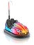 Colorful electric bumper car