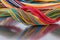 Colorful electrical and telecommunication cable wire