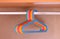 Colorful empty hangers