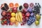 Colorful and enticing assortment of fresh fruits from citrus to berries