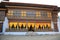 Colorful Entrance of Buddhist Temple in Bhutan