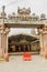 Colorful entrance gate Sri Kandaswamy Temple in Brickfields, Malaysia