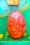 Colorful ester egg background