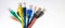 Colorful ethernet patch cords with RJ-45 connectors