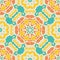 Colorful Ethnic Festive Abstract tiled pattern