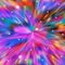 Colorful explosion abstract background with glitter elements