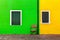 Colorful exterior of the house in Burano.