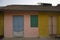 Colorful exterior of village home in rural village