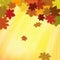 Colorful fall background