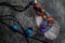 Colorful feather pendant