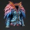 Colorful Feathered Jacket: A Zbrush Inspired Fantasy With Explosive Wildlife