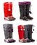 Colorful female winter boots