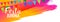 Colorful festa junina garlands banner