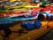 Colorful Fiberglass Kayaks