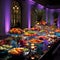 Colorful Fiesta: A Reception Buffet Bursting with Vibrant Hues
