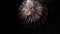 Colorful firework pyrotechnic show