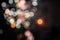 Colorful Fireworks Explosion Bokeh Particles Background