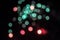 Colorful Fireworks Explosion Bokeh Particles Background