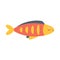 Colorful fish, sea animal. An inhabitant of the sea world, a cute underwater creature