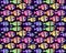 Colorful Fishes Pattern Design