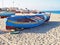 Colorful fishing boats on the Ionian coast of Italy