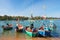 Colorful fishing thai boats