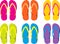 Colorful Flip Flops