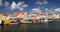 Colorful Floating Market in Willemstad, Curacao