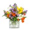 Colorful flower arrangement centerpiece