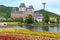 Colorful flower garden in Huis ten bosch