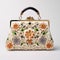 Colorful Flower Handbag: 8k 3d Style With Intricate Minimalism