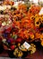 A colorful flower stall.