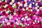 Colorful flower tone pink background