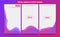 Colorful fluid spectrum gradient transparent editable social media ig story frame background template trendy