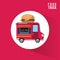 Colorful food truck design