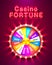 Colorful fortune wheel.