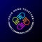 Colorful Four Hand Together Team Teamwork Charity Community Foundation Logo Design