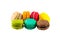 Colorful french macaroons