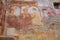 Colorful frescoes in the Church of St. Nicholas the Wonderworker