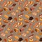 Colorful Fresh Bread Seamless Pattern