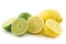 Colorful fresh lime and lemon fruit