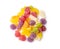 Colorful fruity jelly candies