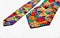 Colorful funny tie