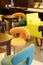 Colorful furniture