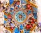 Colorful Gaudi mosaic background